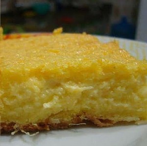 Bolo de milho sem farinha com óleo de coco