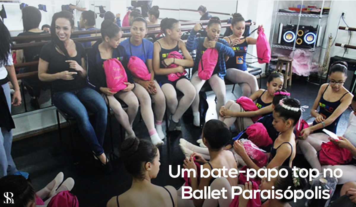 Um bate-papo top no Ballet Paraisópolis