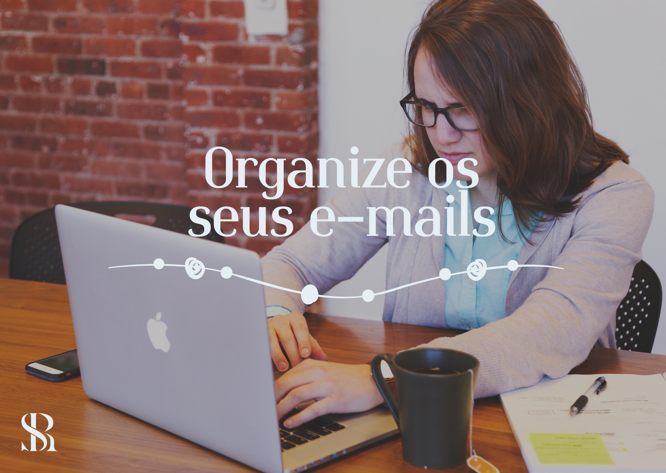 Organize os seus e-mails