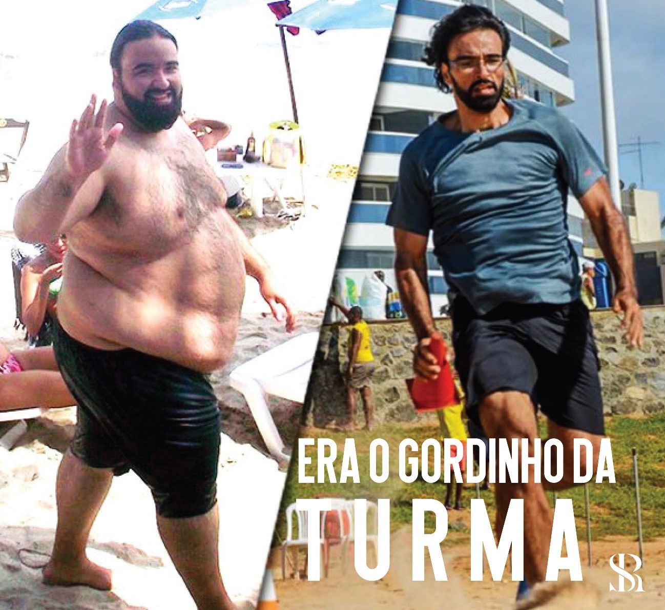 Antes e depois Fabiano Lacerda