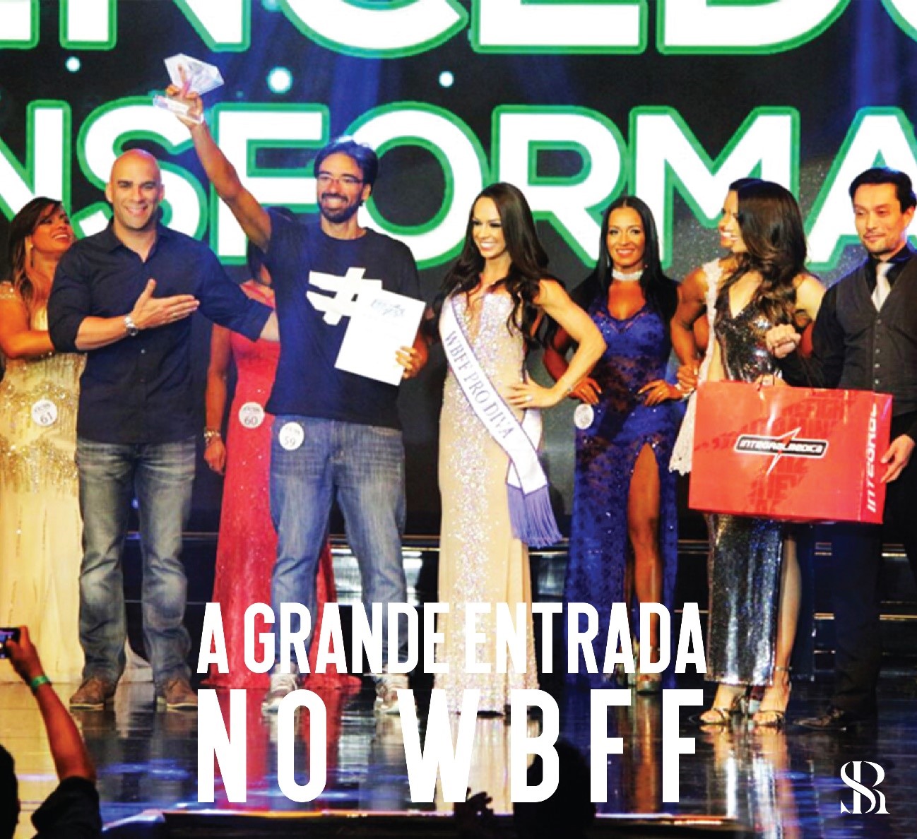 Fabiano Lacerda ganhou o 1° lugar na categoria Transformation do WBFF Brasil 