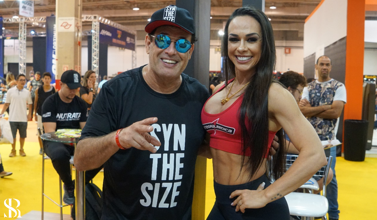 Renata Spallicci e Serginho Malandro na Arnold Sports Festival South America 2018