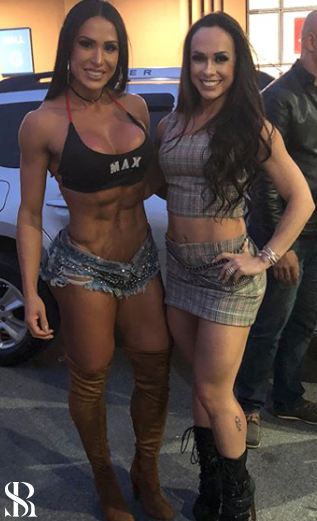 Renata Spallicci e Gracyanne Barbosa na Arnold Sports Festival South America 2018 