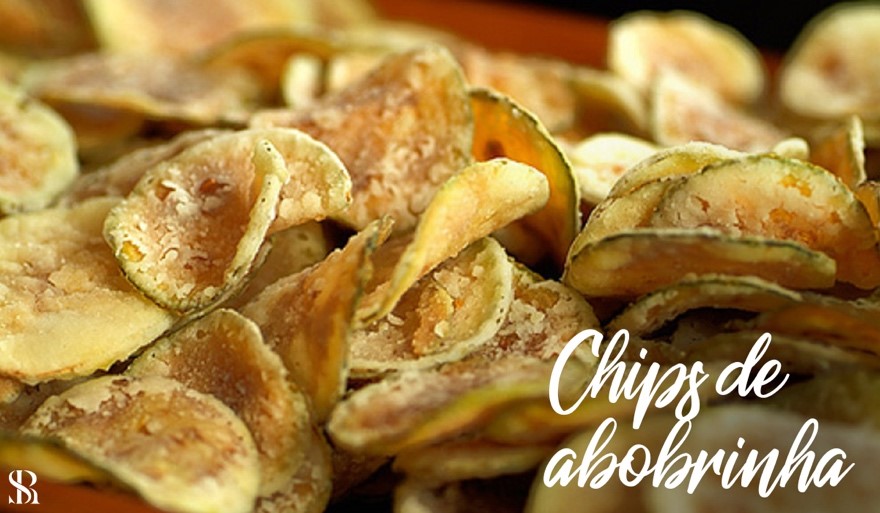 Receita chips de abobrinha