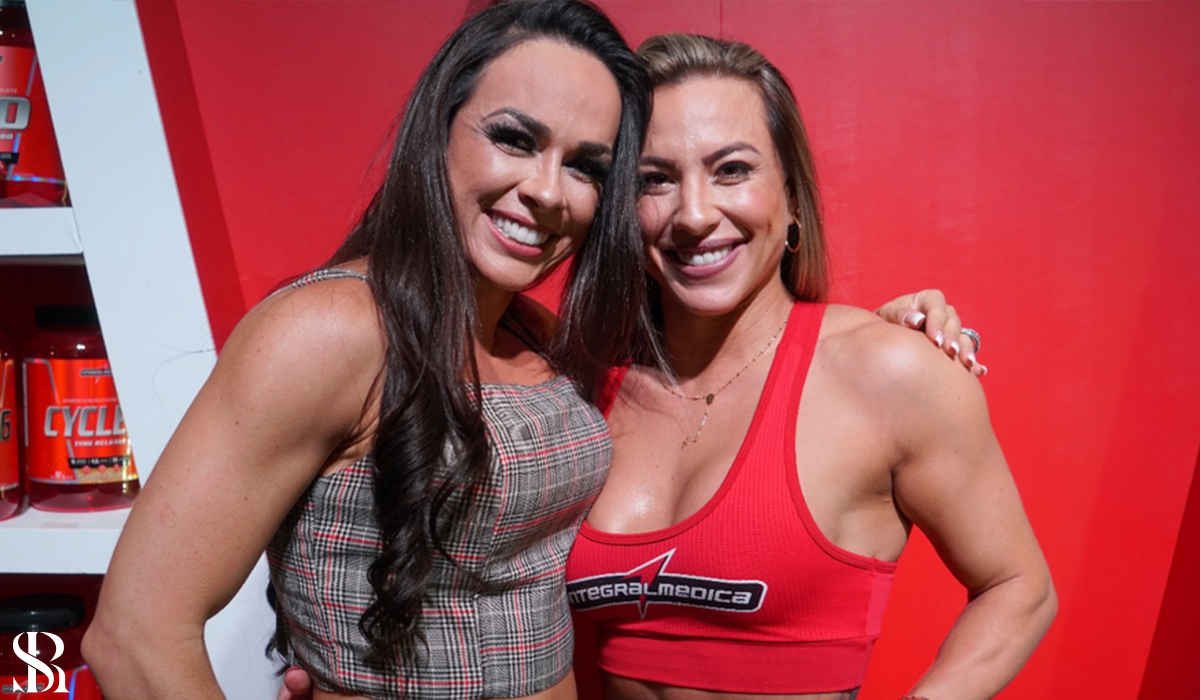 Renata Spallicci e Michelly Crisfepe na Arnold Sports Festival South America 2018 