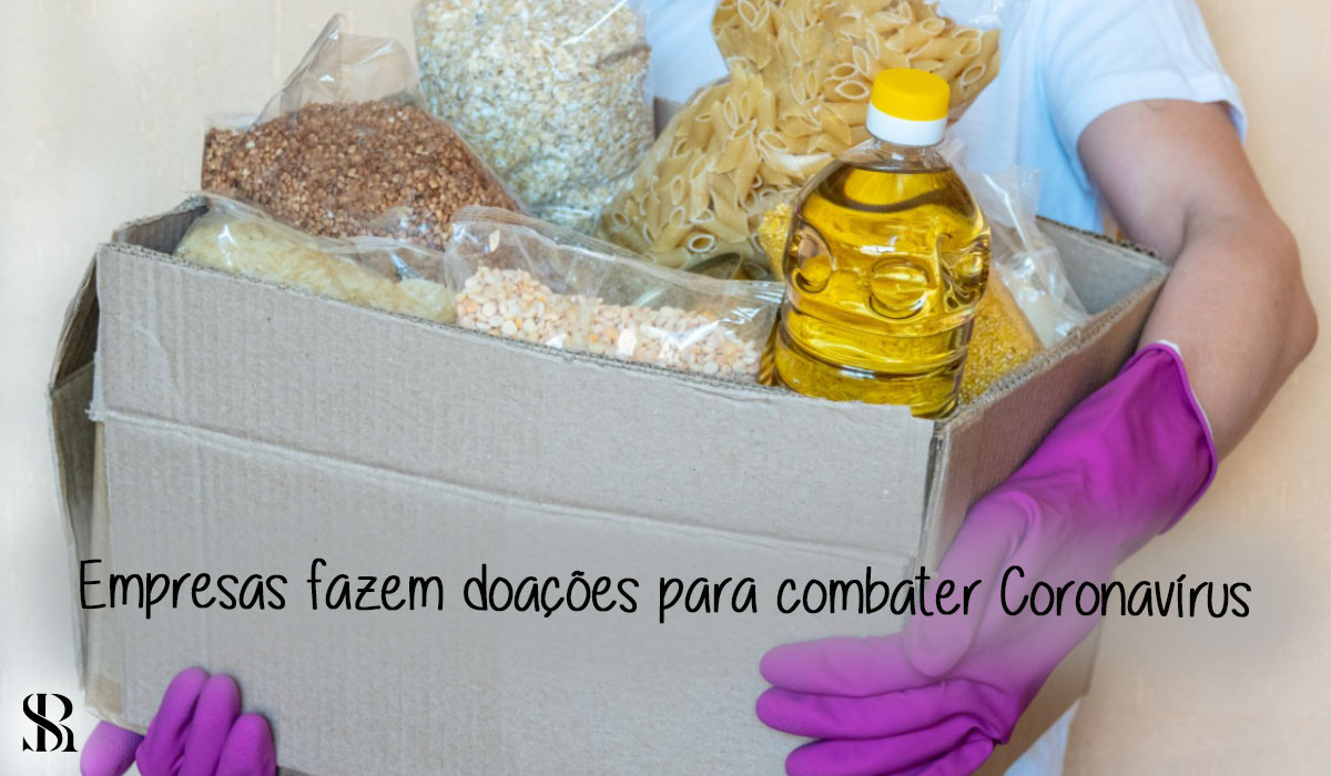 Empresas fazem doações para combater Coronavírus